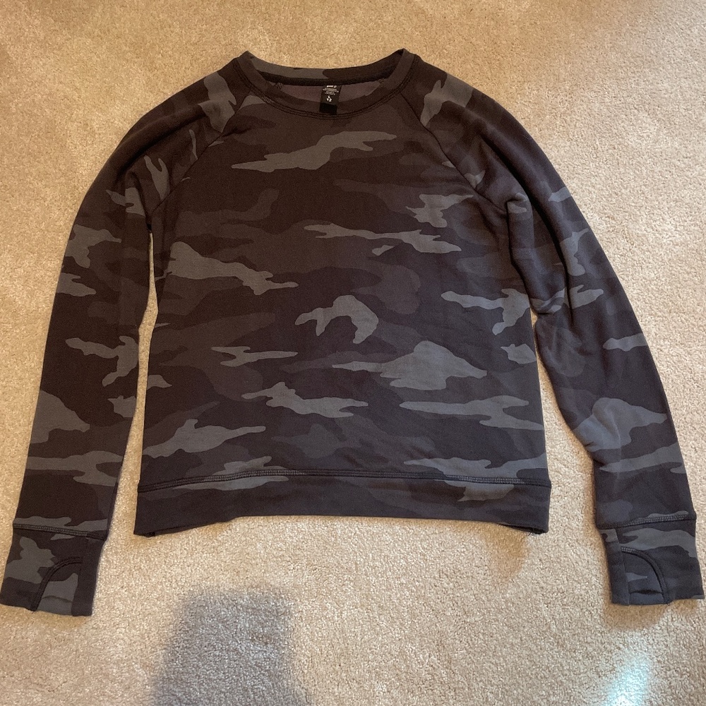 Athleta Girl Camo Sweater
